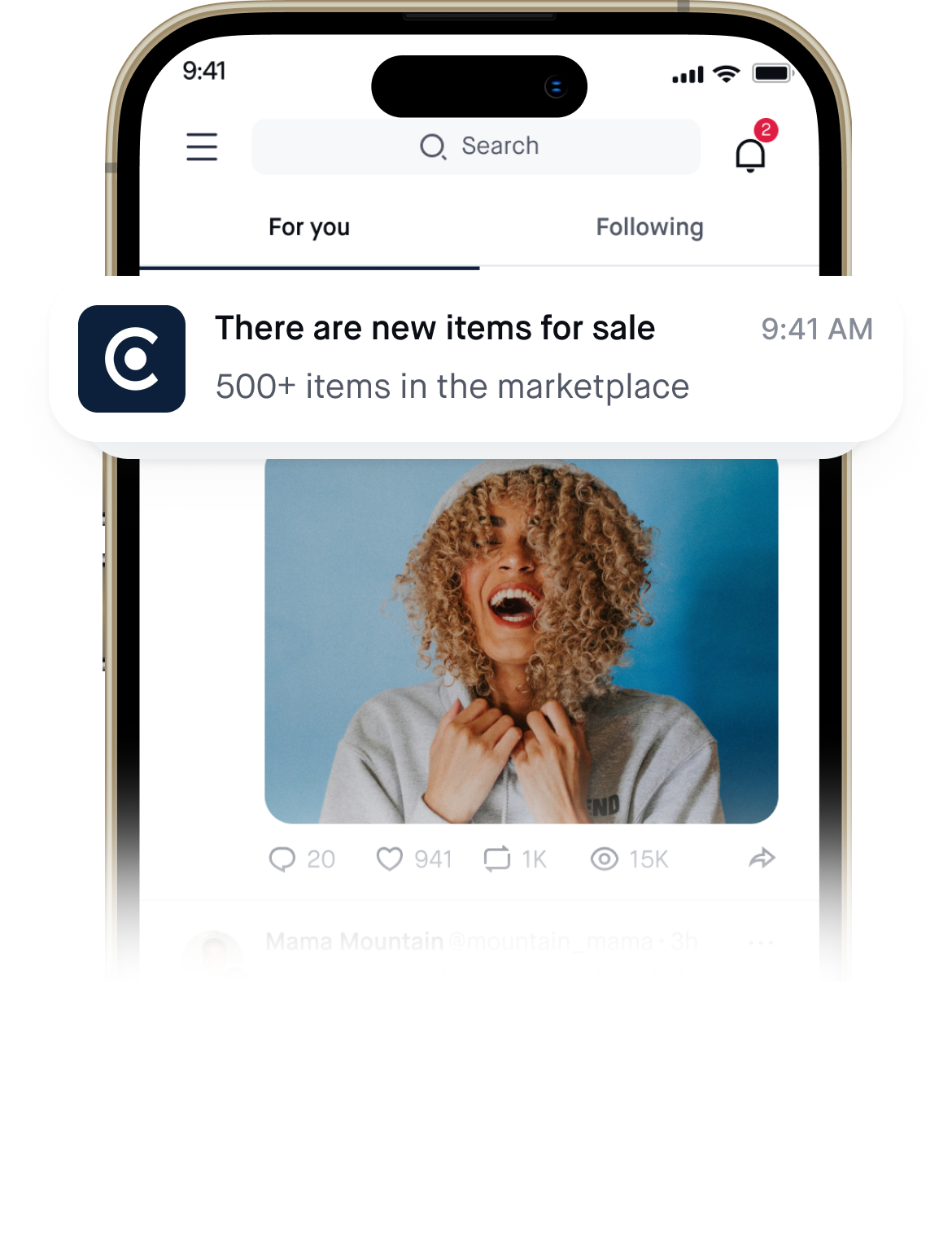 Cities app interface